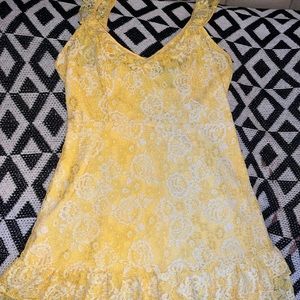 Forever 21 yellow top/dress